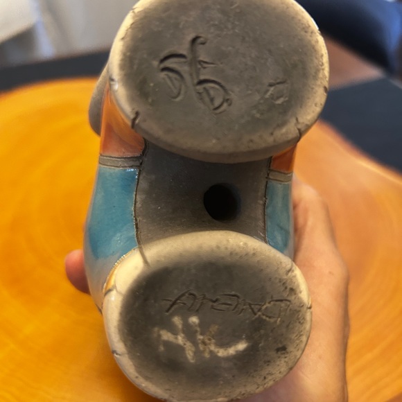 Raku African elephant vintage pottery - Picture 3 of 7